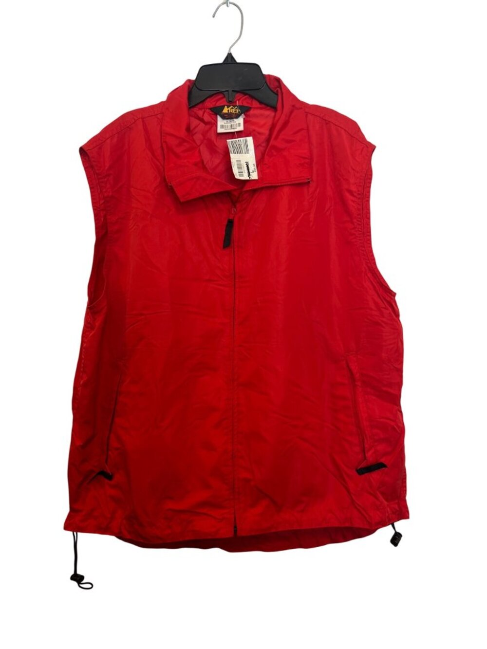 Vintage REI Red Lightweight Sleeveless Vest L 100% Polyester Outdoor Gear